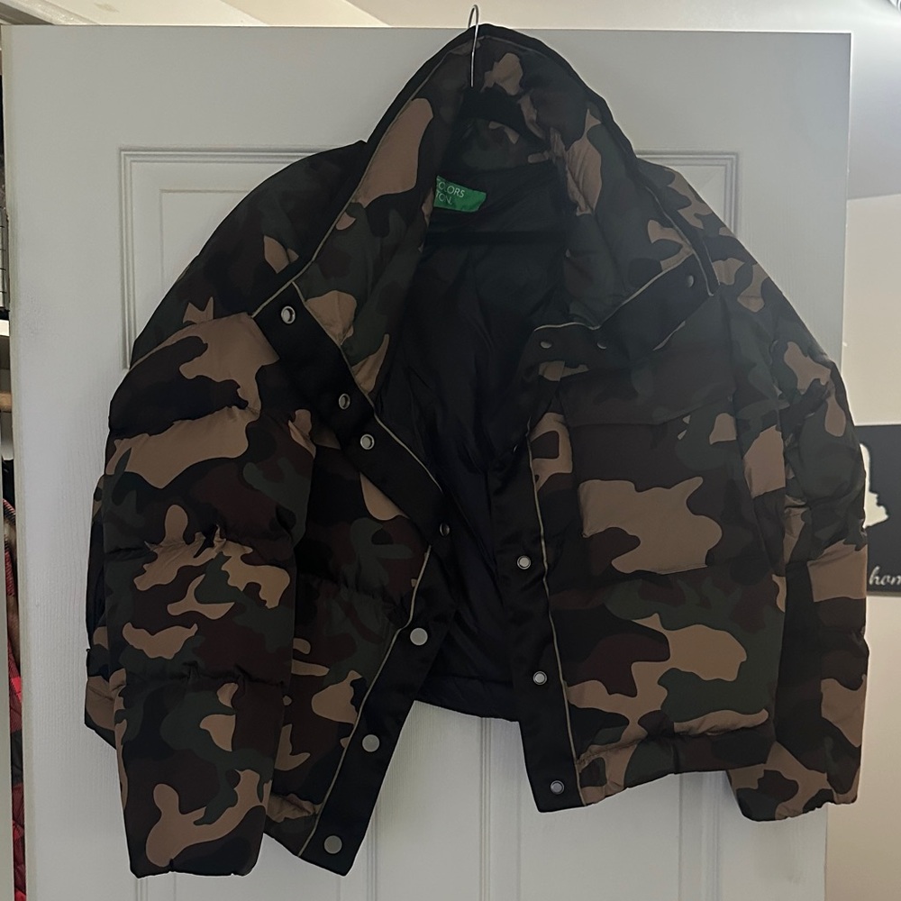Camouflage Puffer Jacket